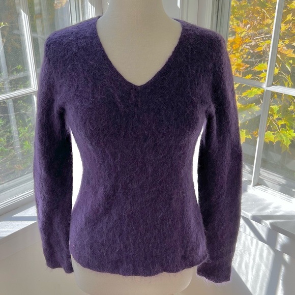 ARMANI EXCHANGE soft gorgeous mohair V-neck - Picture 2 of 8